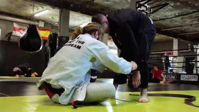 Butterfly guard kata guruma - combination that came to my mind when I was training with two time judo olympian Tomasz Adamiec.