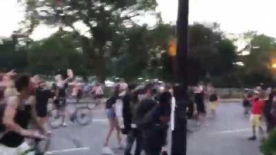 BLM protestors confronts and make fun of Trump Supporters