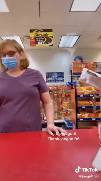 Interesting update on facehole mask karen lmao 