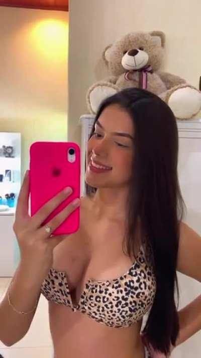 Leopard Print Cleavage pt.2