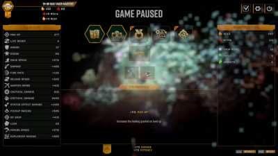 Screen got stuck on the weapon view, what a fun way to end that run