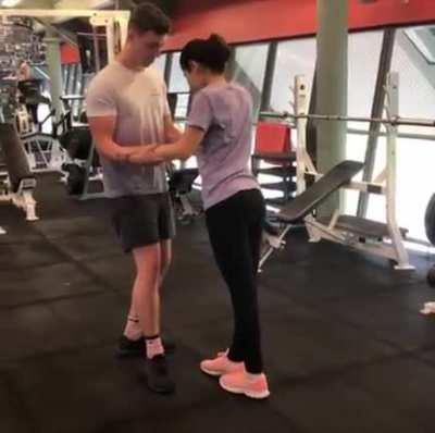 5 years on from breaking her neck and becoming quadriplegic, this happened. Hard works and determination pays off!