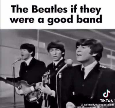 The Beatles tryna be carti so bad