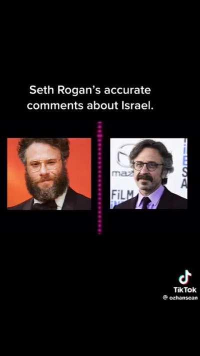 Throwback to Seth Rogan's comments on Israel