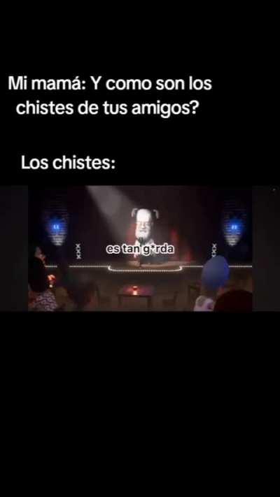 La mamá de peli es tan gorda tan gorda que tiene una órbita propia 