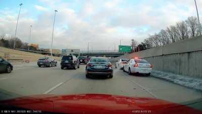 Chicago traffic jams bring out the best drivers