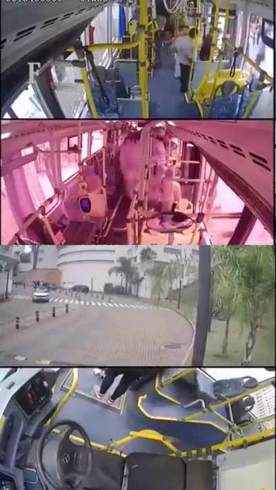 Bus crashes into nine vehicles and injures 13 - Brazil Nov 17, 2025