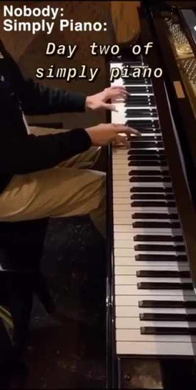 Simply Piano Adds be like
