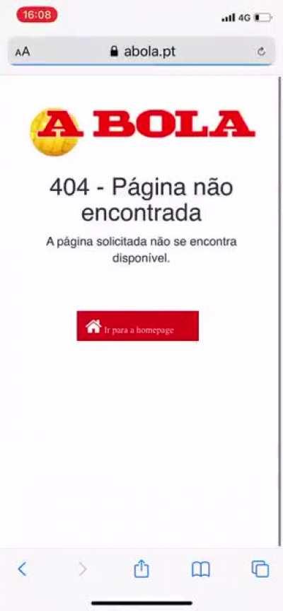 A Bola apagou todas as notícias sobre o apoio de António Costa LFV.