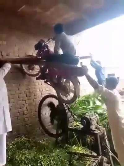 using a bike as a motor