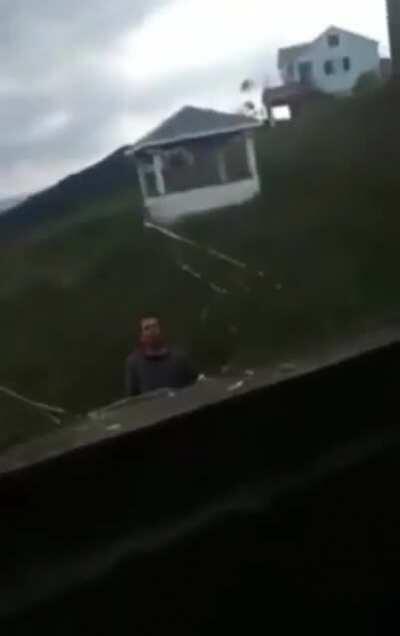 WCGW throwing water at someone