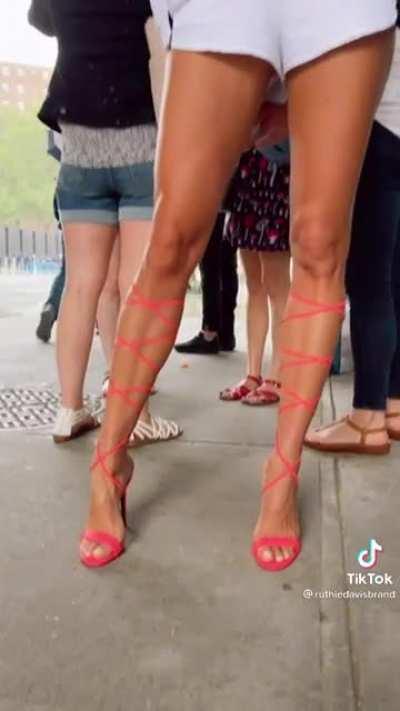 Beautiful legs in high heels...