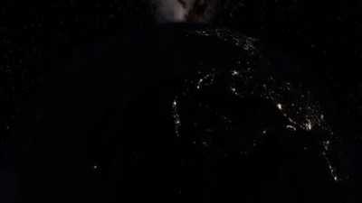 [A] Orbiting Planet Earth