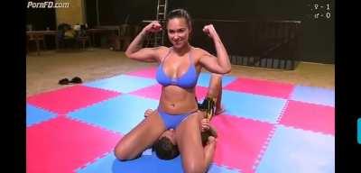 Zoe. Victory pose scene 