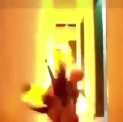 Royale high players trying to escape their apartment with high heels on: