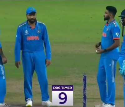 Just Rohit taking a successful review