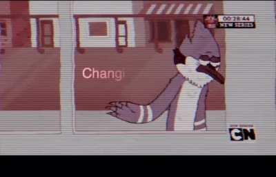 I made this with some regular show clips