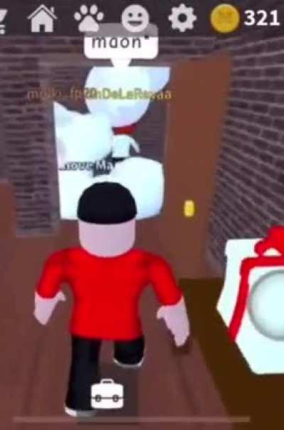 Why is the room is covered in glue?