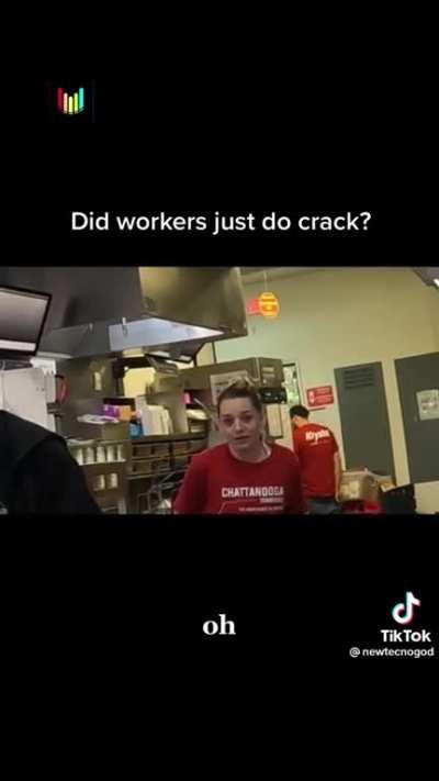 To order food at Krystal but the workers were on Krystal