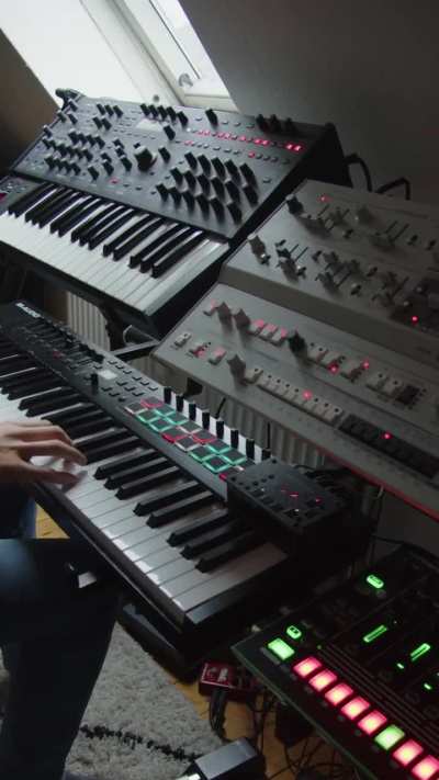 Quick Loop Jam from scratch w/ TR-8, Super 6 & Pro-3