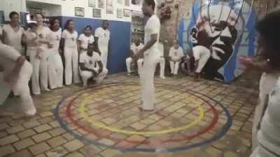 quando não está ensinando a diferença entre vírus e protozoário, Otto Alencar também dá show na capoeira