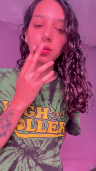 Today's good mood is sponsored by weed.