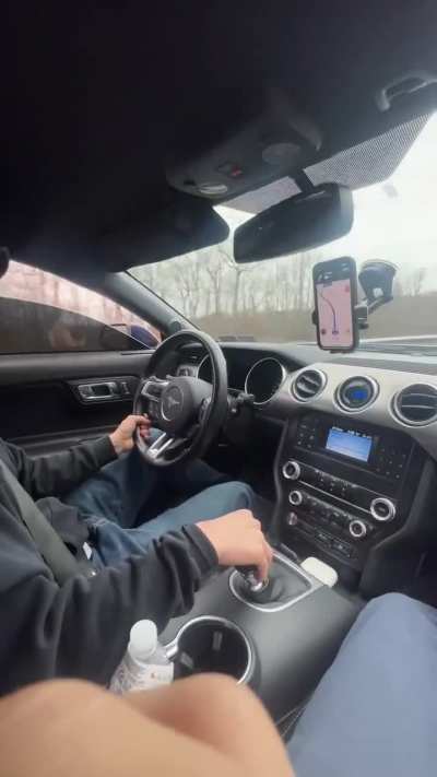 Turbo Mustang vs 600cc bike