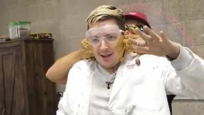 I hate shit on my face, dude