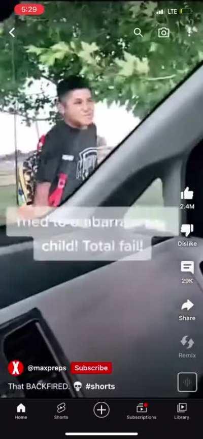 Chad can't be embarrassed, Mom