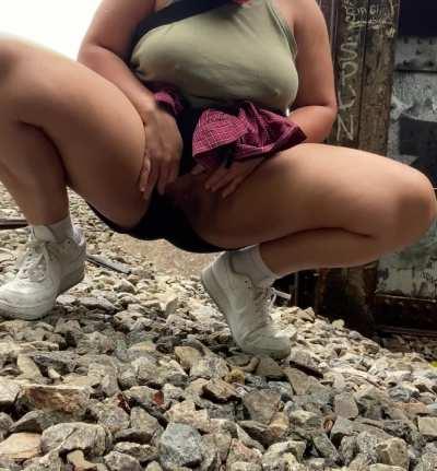 the train showed up just on time