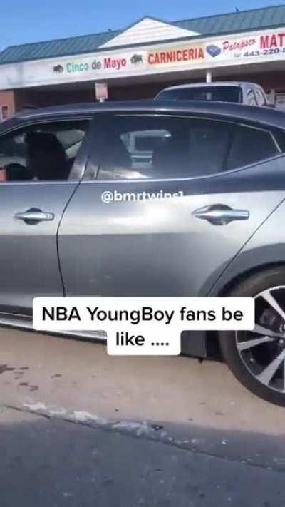 She probably brought her own nozzle because of covid