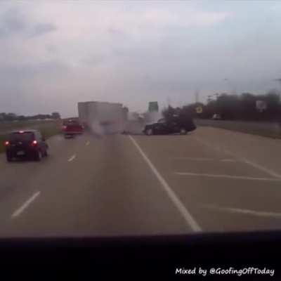 The exit lane isn't for entering