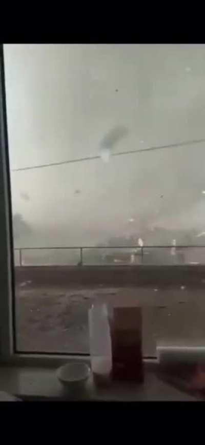 Recorded until tornado comes into the room