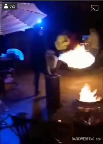 Hand crafted fire hurler