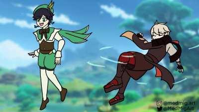 Wanderer Gameplay gonna be fun (Animation)