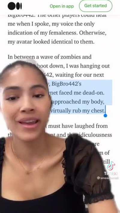 Virtual reality sexual assault??? Just take off the headset or block the user