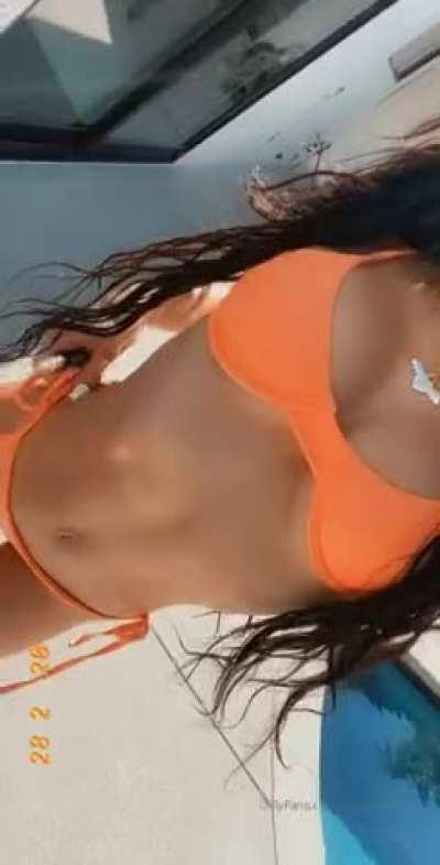 Savannah Sixx Bikini Popping Out Her Tits
