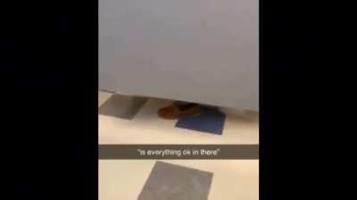 I think he just opened a portal to hell.