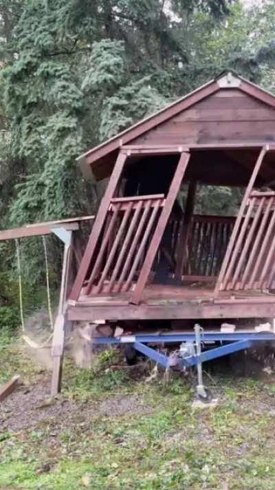 Putting a shed on stilts