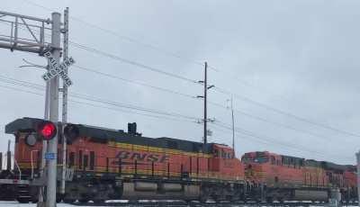 I thought I was going to be stuck behind a world record length train…