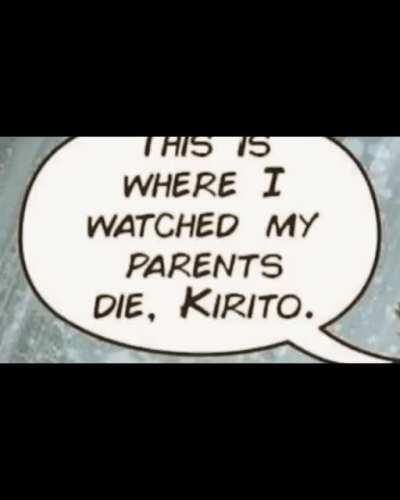 Kirito so edgy and cool 💦 (OC)