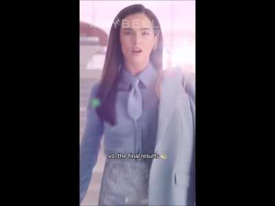 Zoey Deutch Blue Silky Air Stewardess video