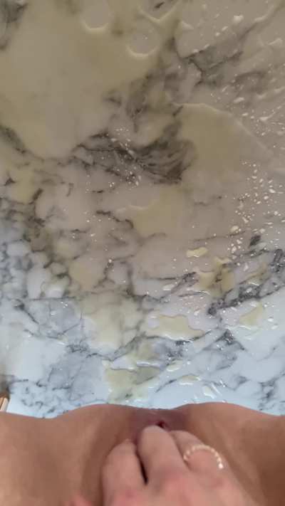 On the kitchen island 