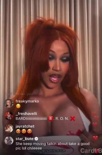 Flashing on IG Live (Pasties)