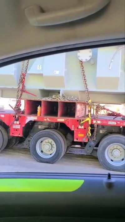 So yesterday at work I had a really long trailer go by. And I just couldn't stop thinking about this.