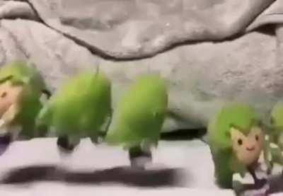 Green Reimus dancing