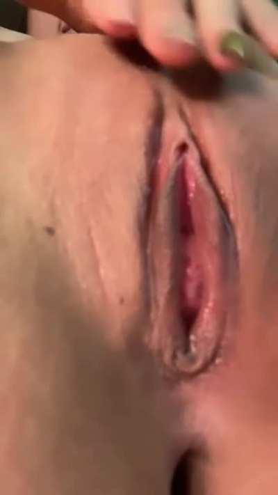 Would you cum inside of my 18 yr old pussy? 😳 only fans link in comments 💕.