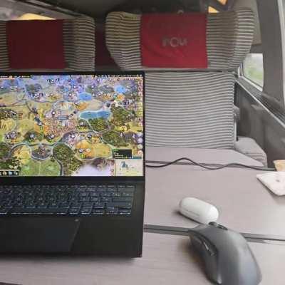 This or cruising on the highway? You choose 