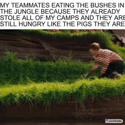 Are you not satisfied yet? after you ate all of my camps are you not satisfied?