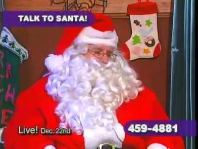 I think Santa’s given up…